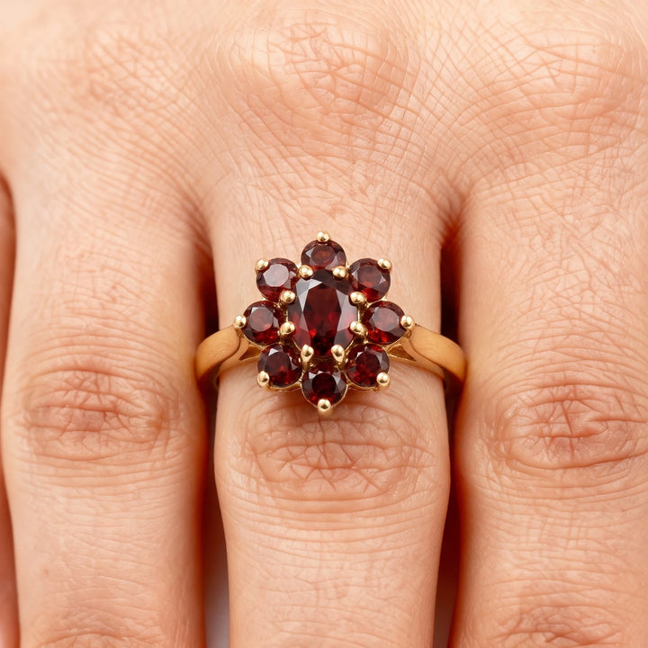 Bague or et Grenat