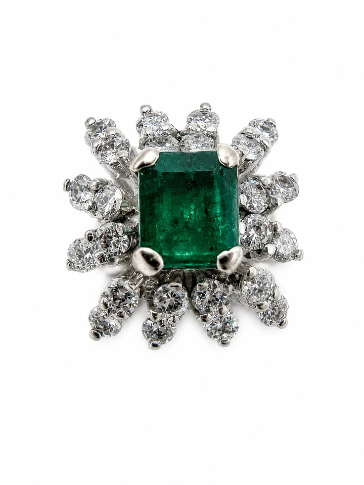 Bague or et Émeraude