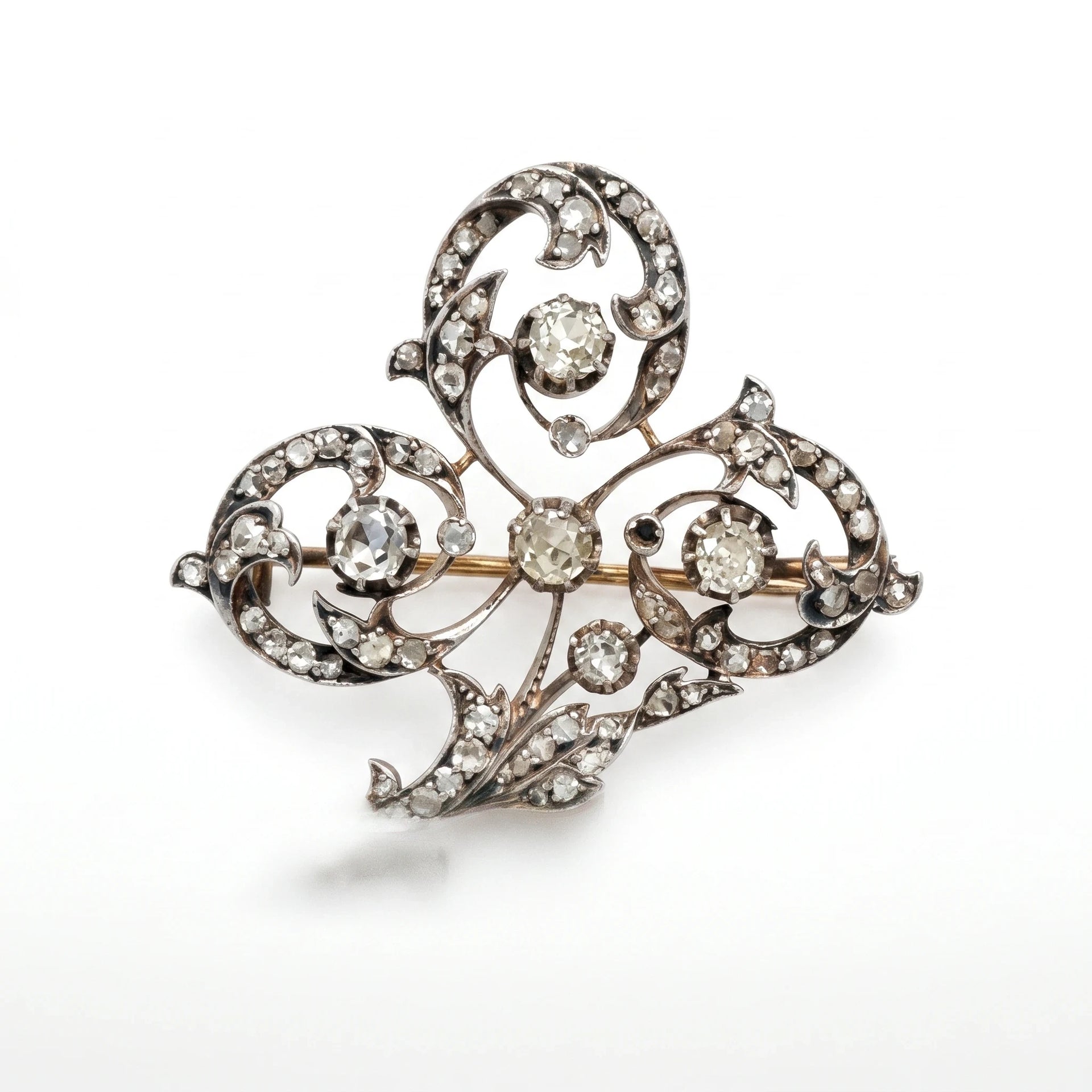 Broche or et Diamant