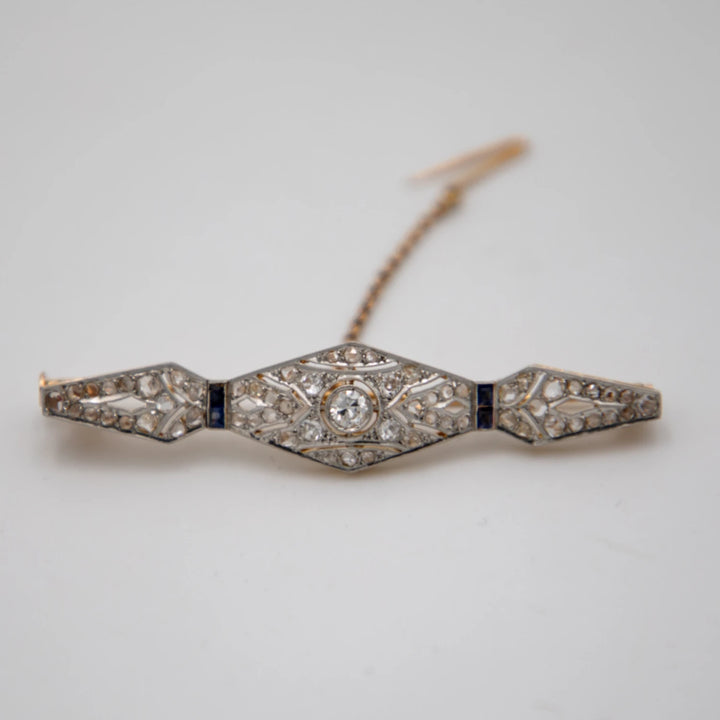 Broche or et Diamants