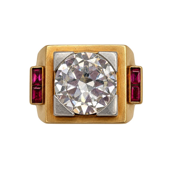 Bague or et Diamant