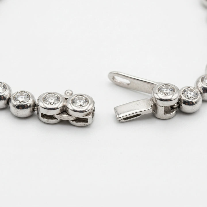 Bracelet Or blanc et Diamant
