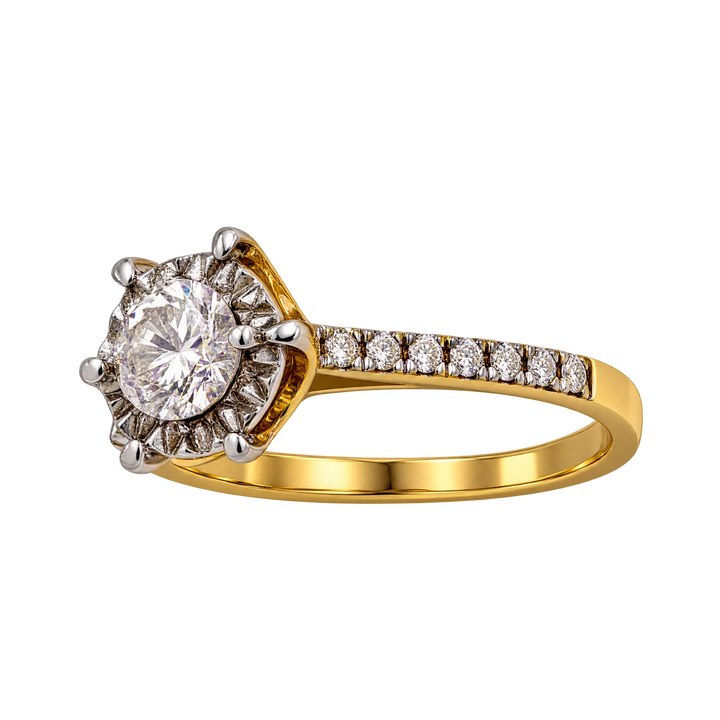 Bague or et Diamant