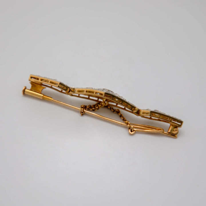 Broche or et Diamants