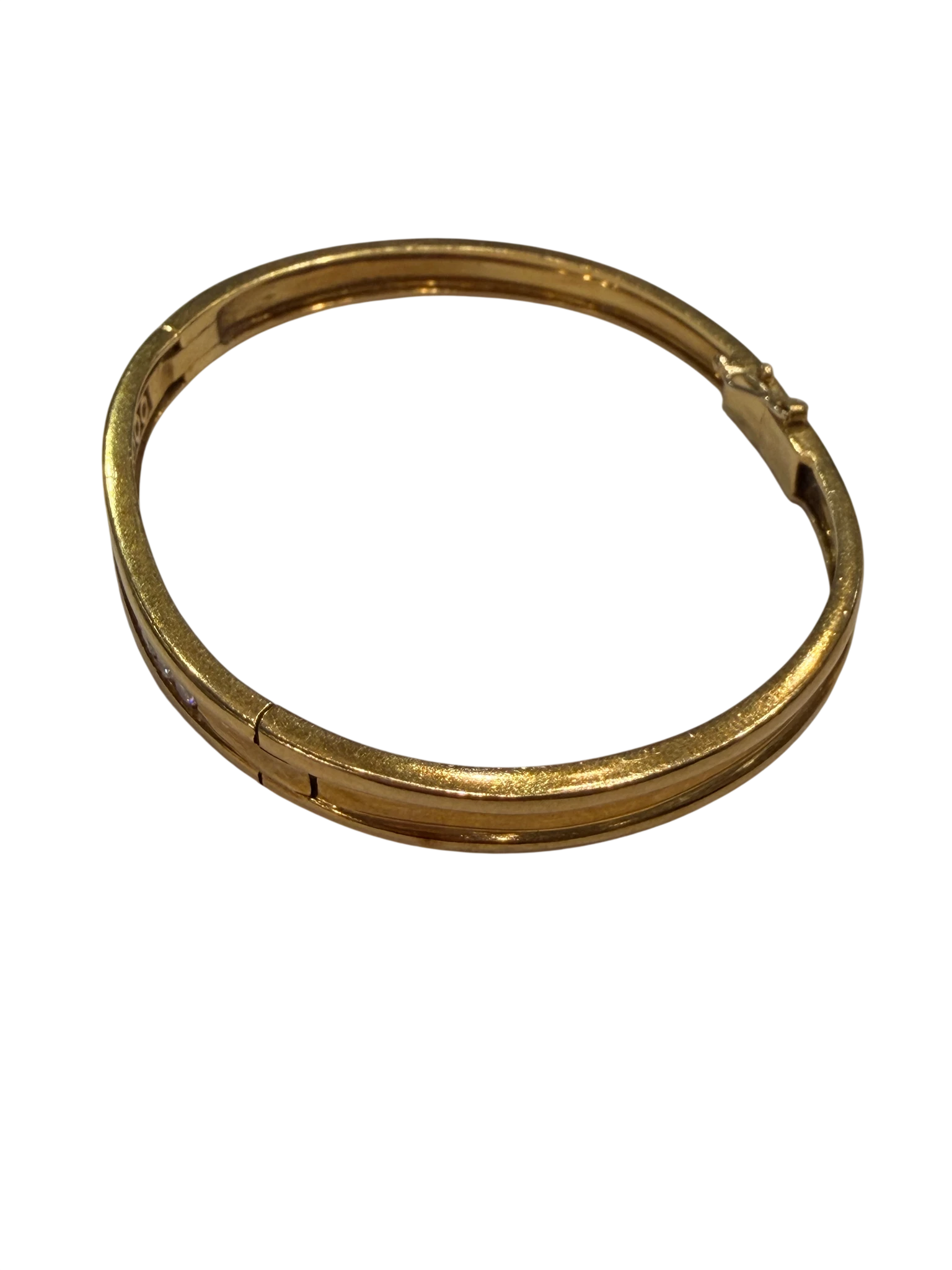 Bracelet Or jaune et Diamant pavage