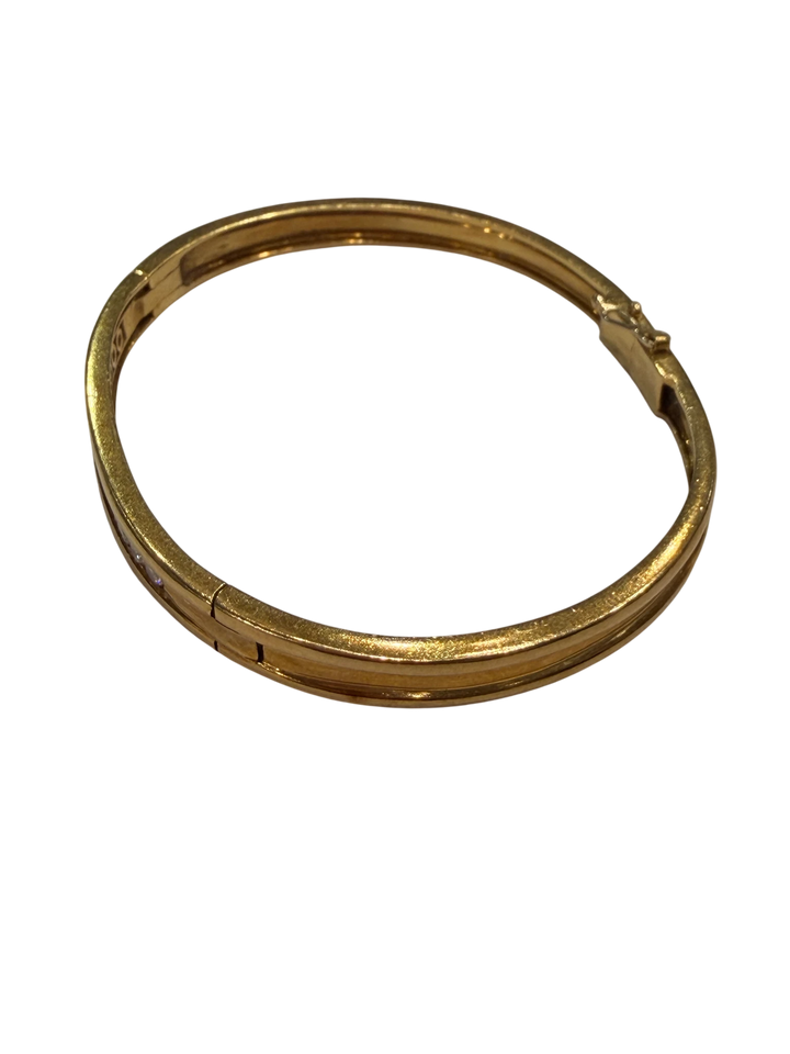 Bracelet Or jaune et Diamant pavage