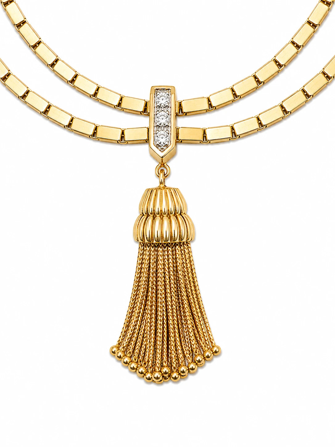 Collier or et Diamants