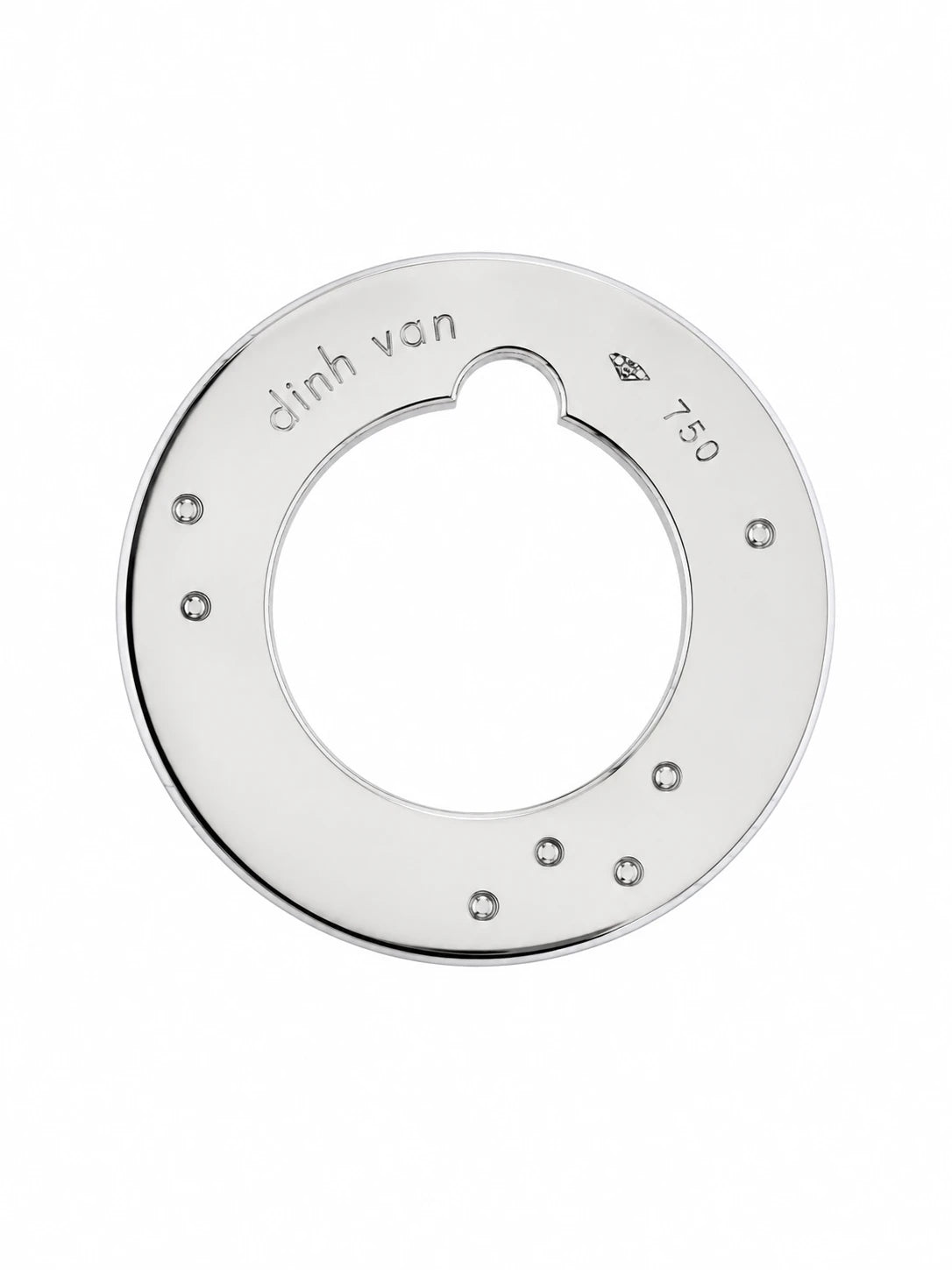 Dinh van Pendentif Cible or et Diamant