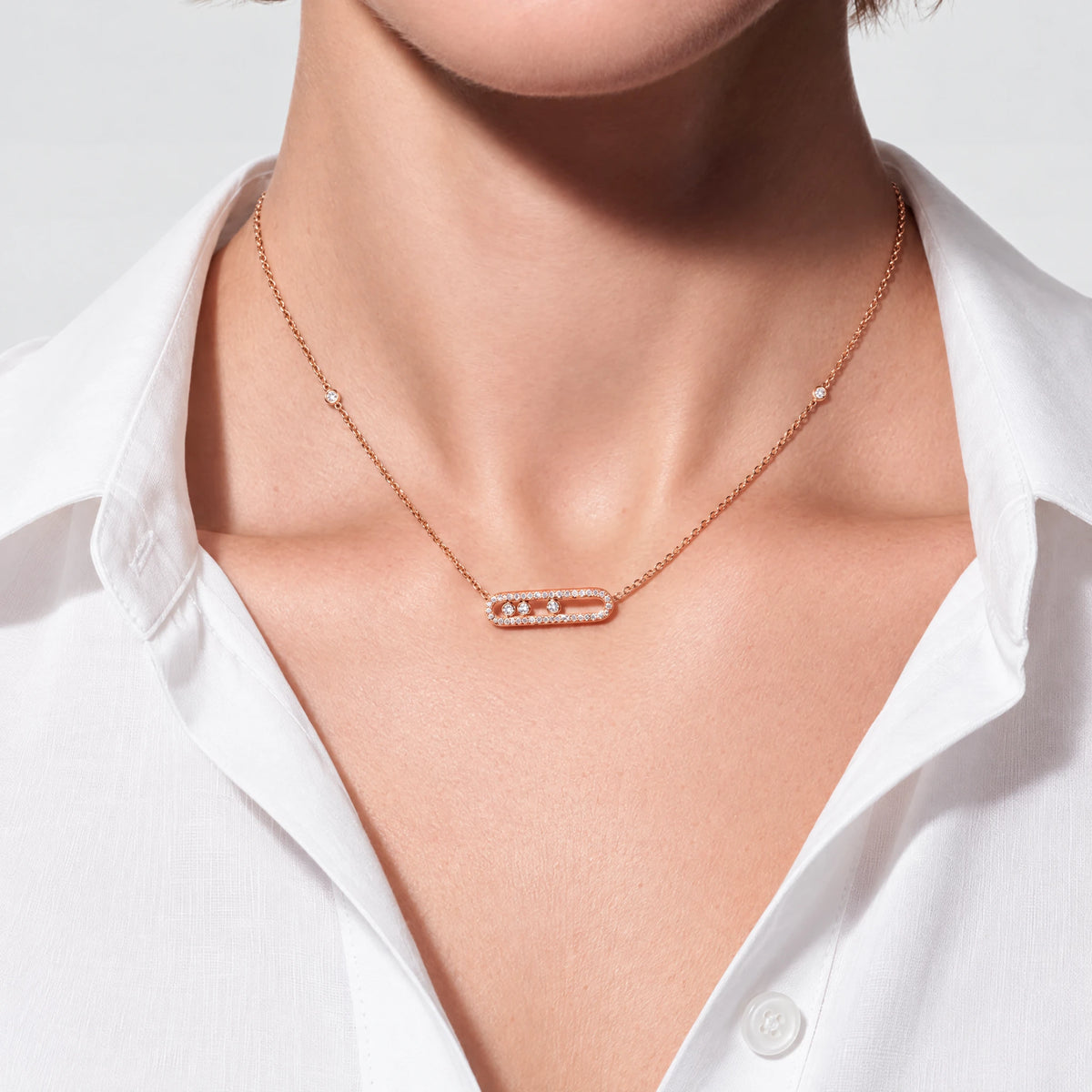 Messika Collier Move or et Diamants