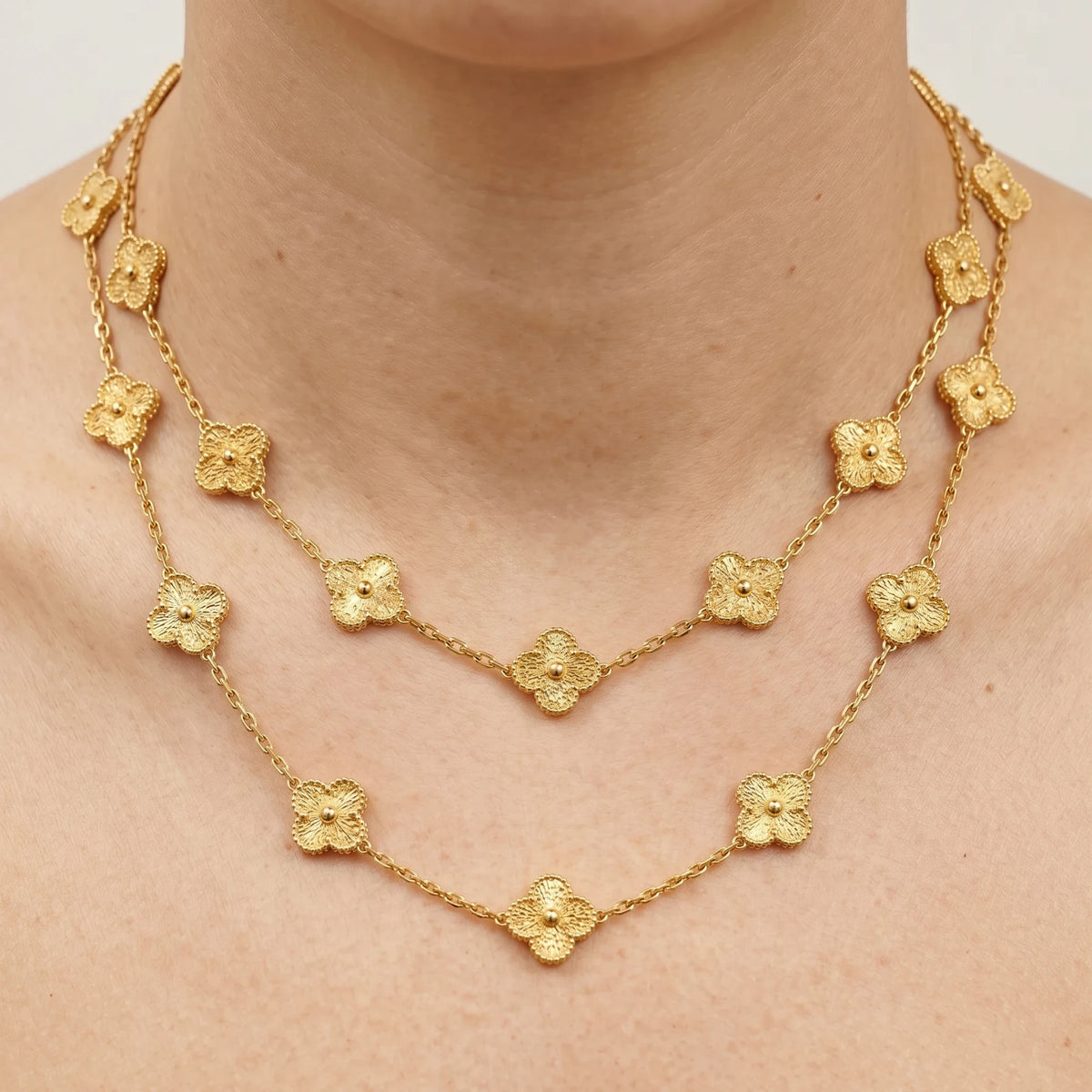 Van Cleef & Arpels Collier Alhambra Or jaune