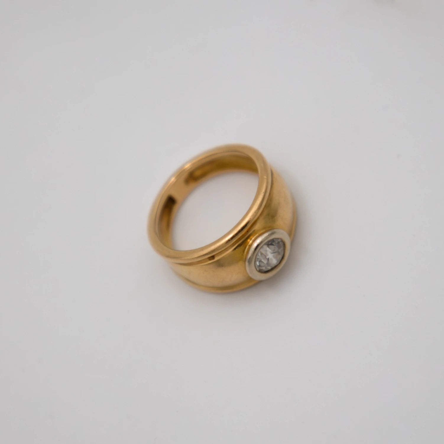 Bague Or jaune et Diamant