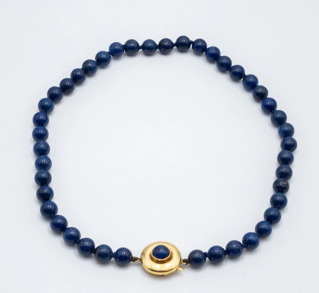 Collier Or jaune et Lapis Lazuli