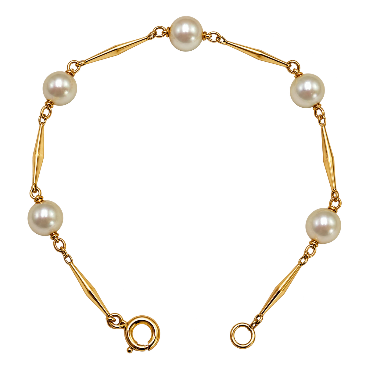 Bracelet or et Perle de culture