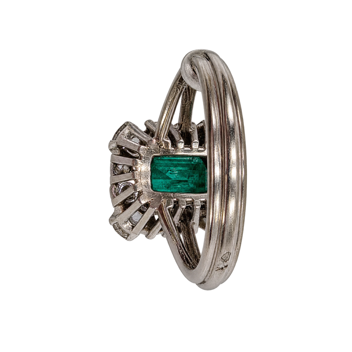 Omega Bague or et Émeraude