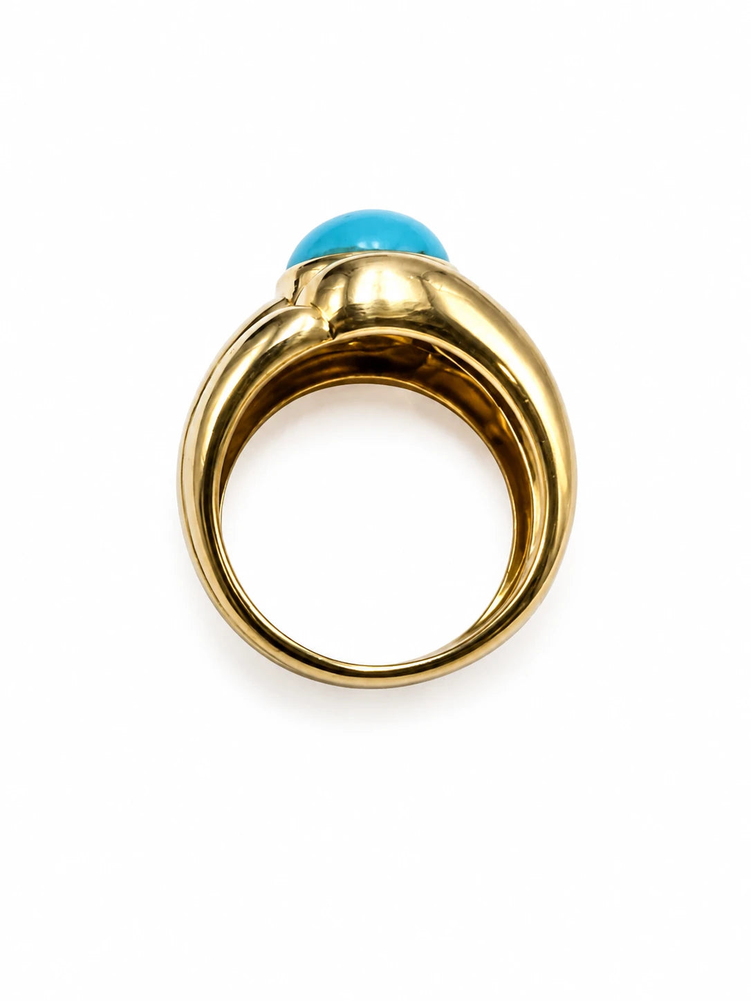 Van Cleef & Arpels Bague Or jaune et Turquoise