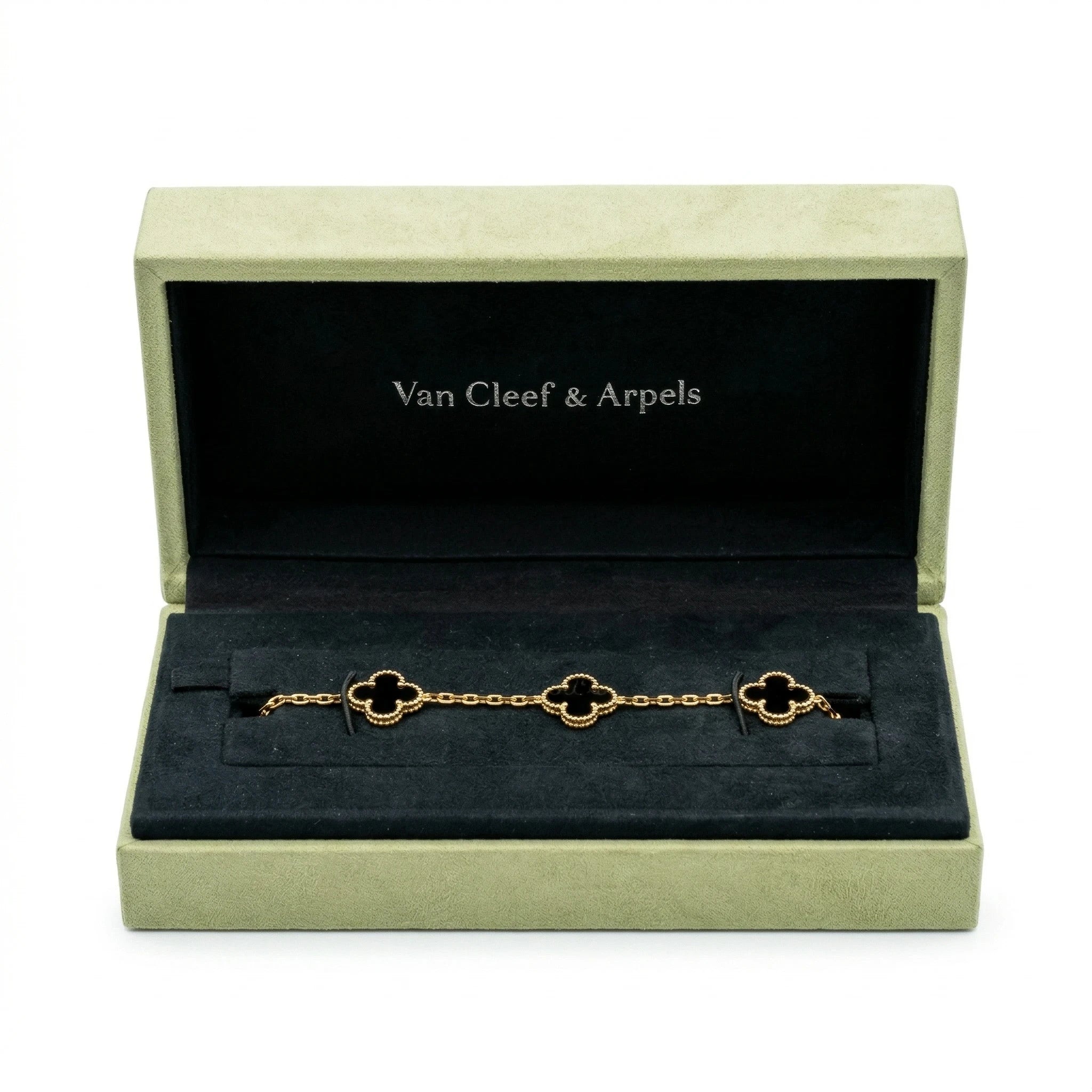 Van Cleef & Arpels Bracelet Alhambra Or jaune et Onyx