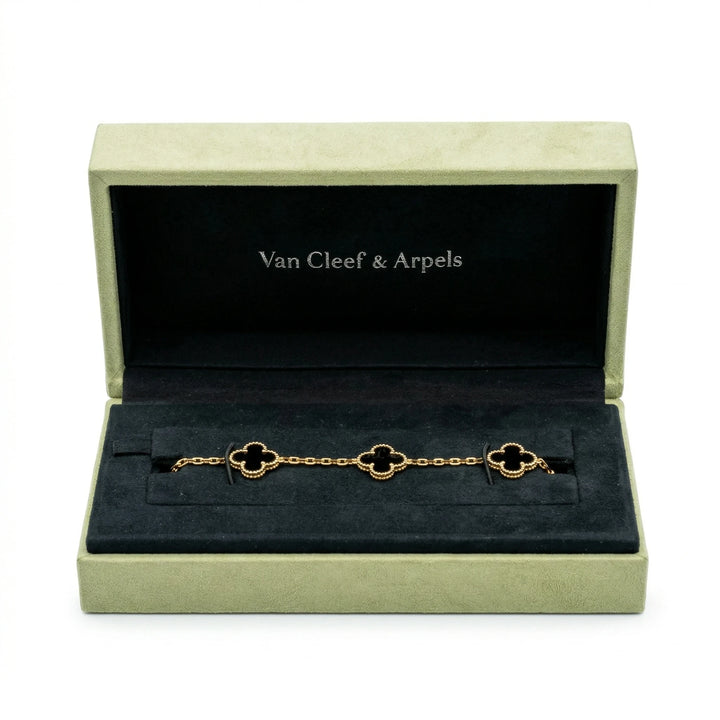 Van Cleef & Arpels Bracelet Alhambra Or jaune et Onyx
