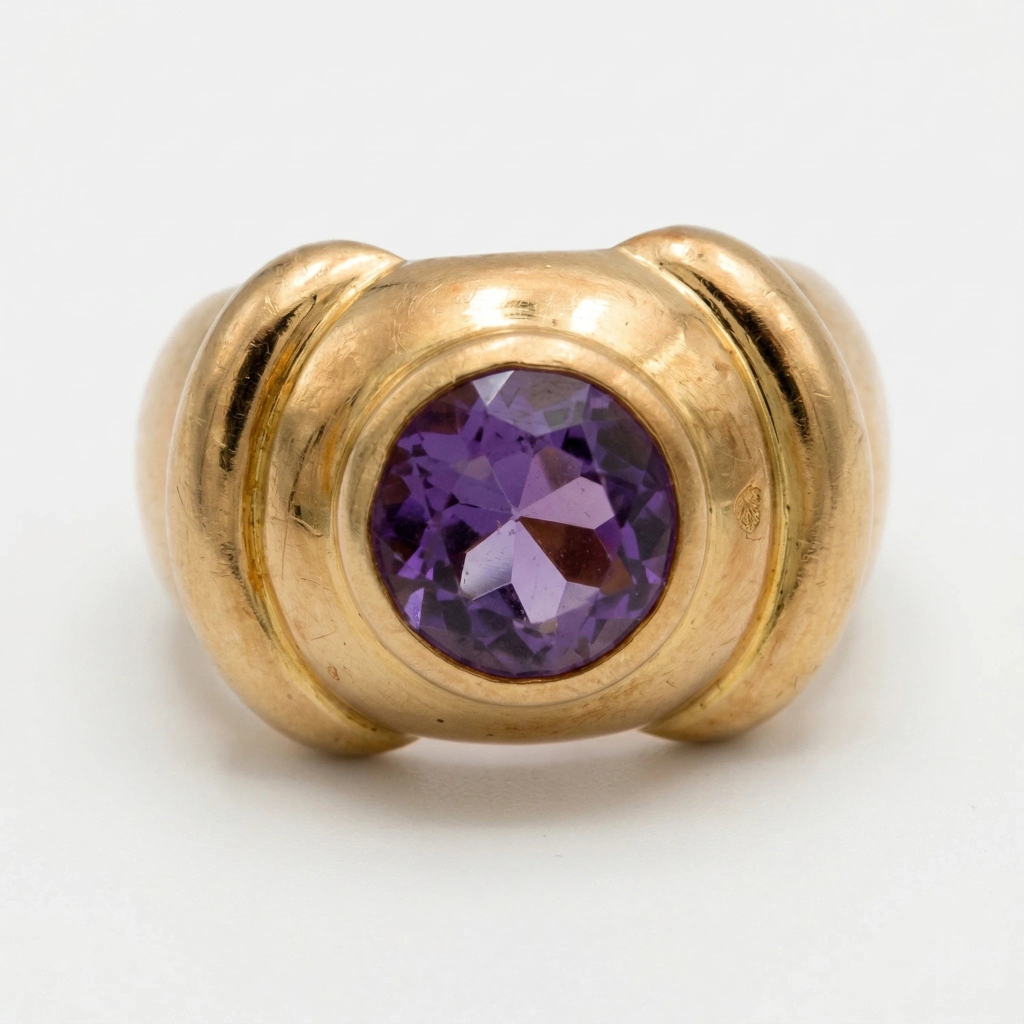 Poiray Bague Or jaune et Améthyste