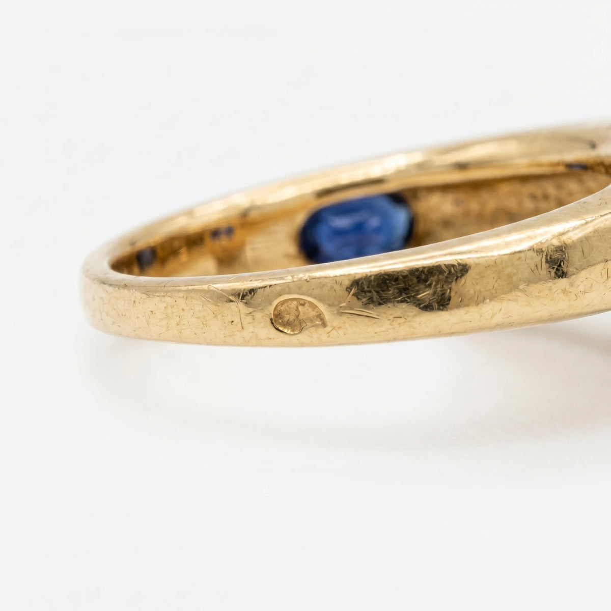 Bague or et Saphir