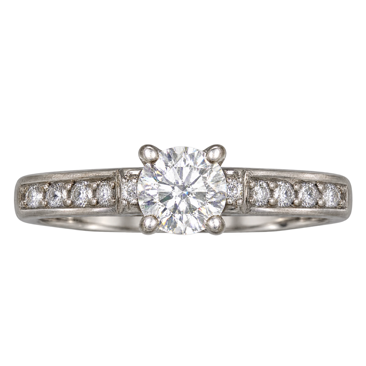 Bague solitaire or et Diamant