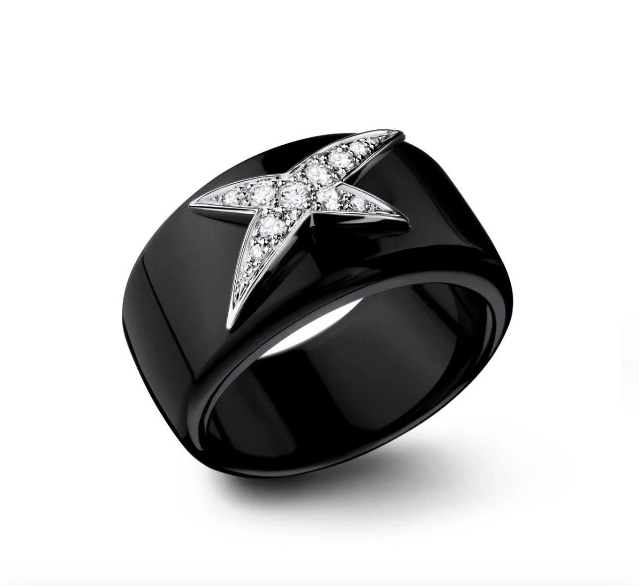 Mauboussin Bague Etoile Divine Or blanc et Diamant pavage