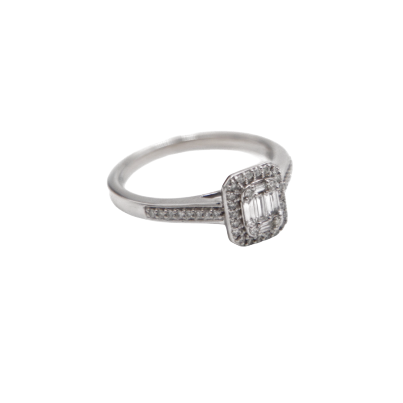 Bague Or blanc et Diamants