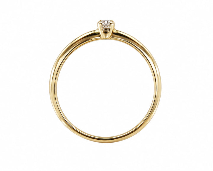 Bague or et Diamant
