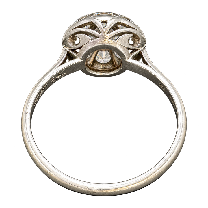 Bague platine et Diamant