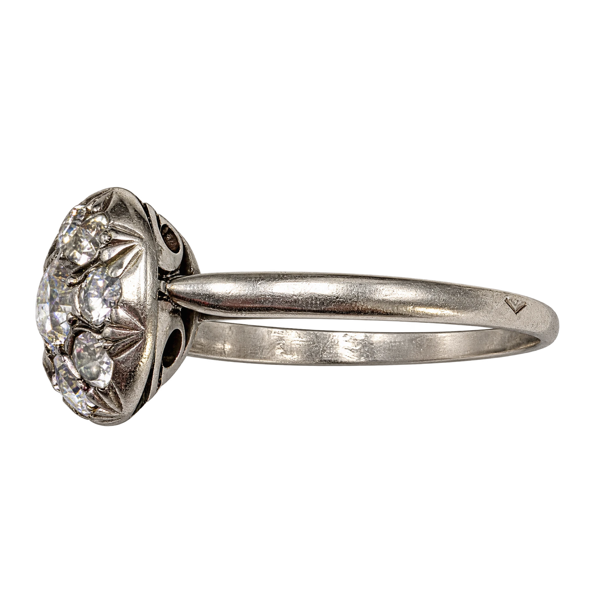 Bague platine et Diamant