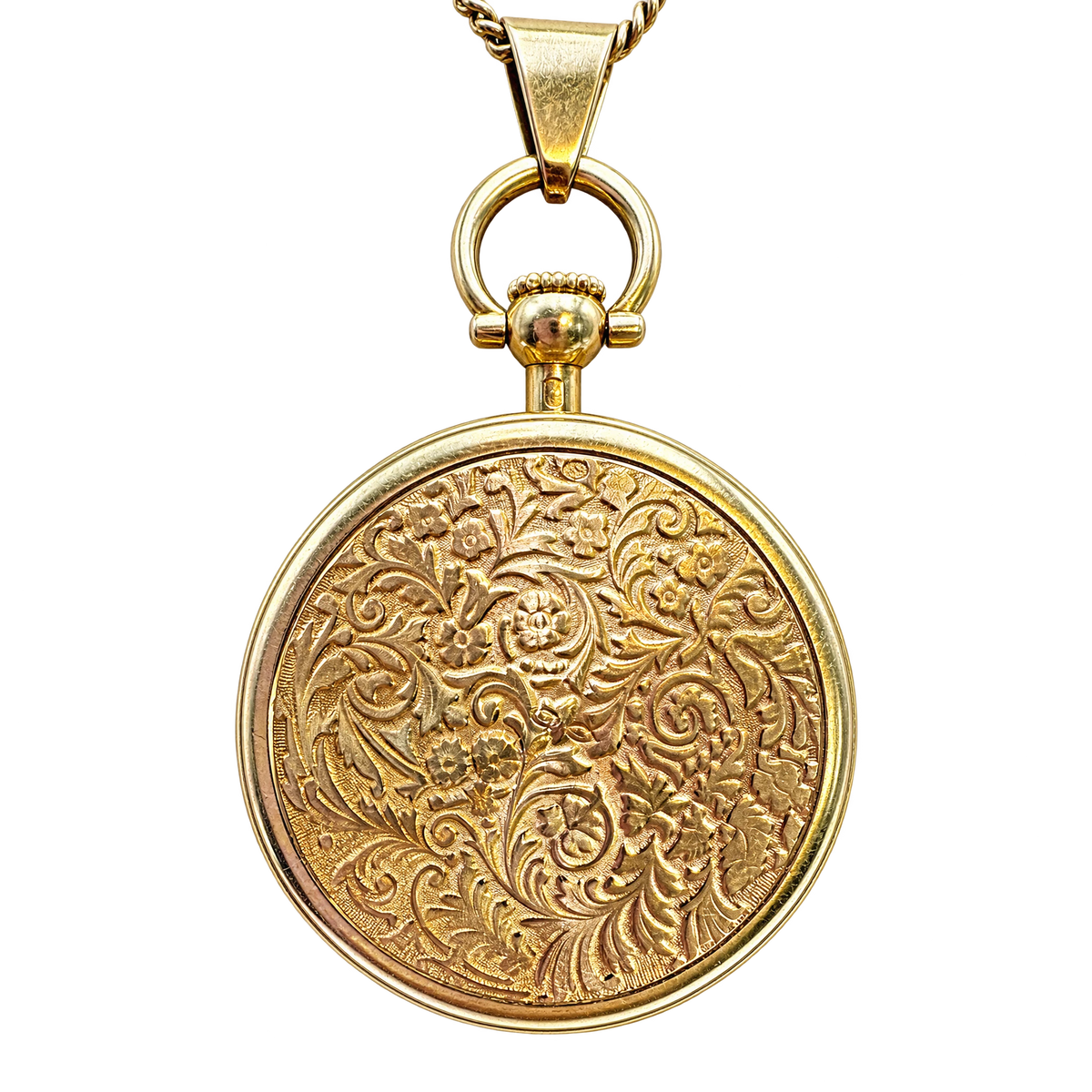 Chopard montre gousset Pendentif or