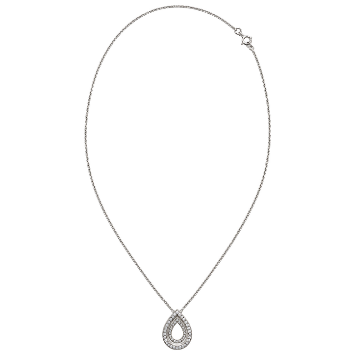 Collier or et Diamant pavage