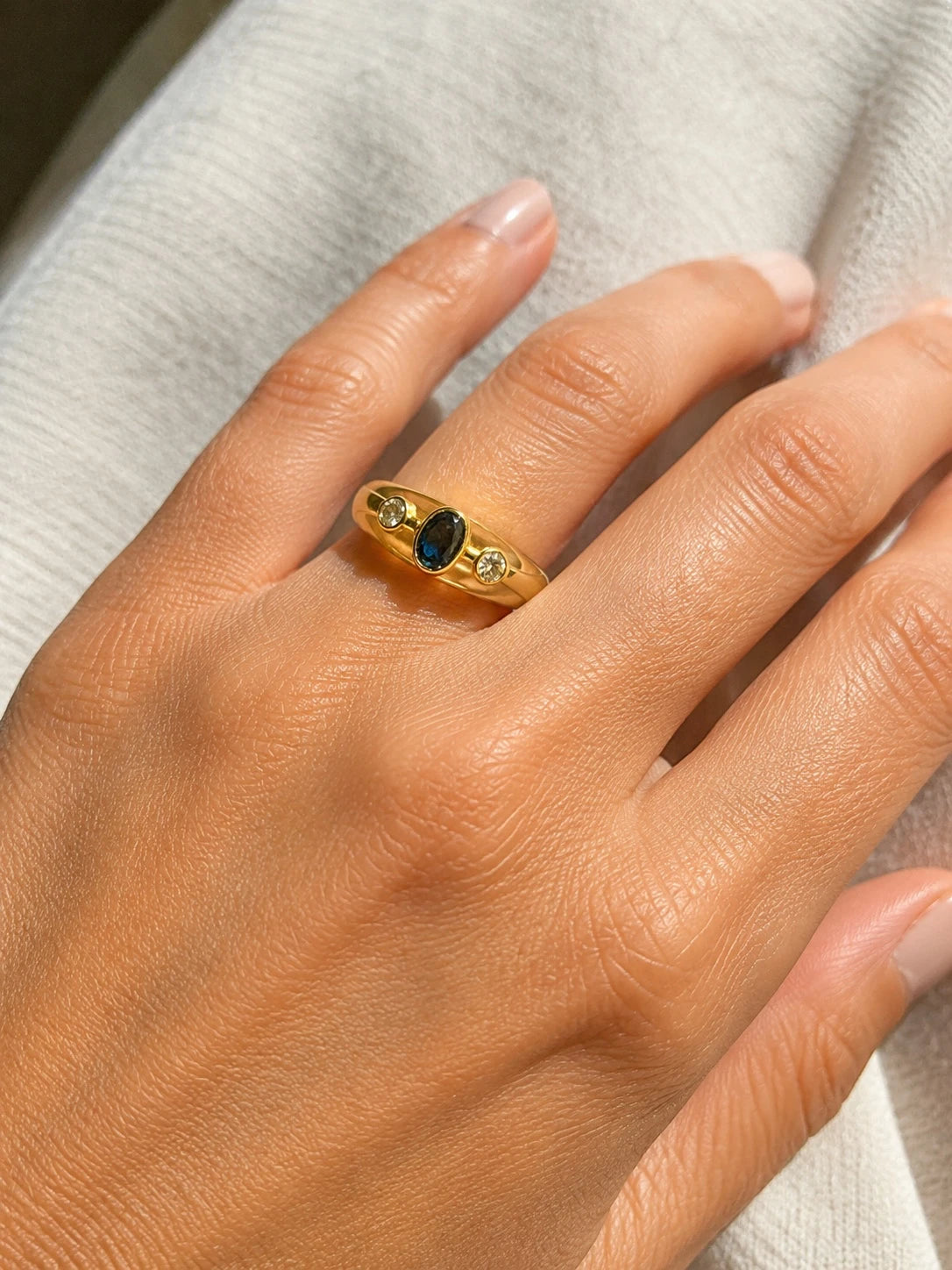 Morabito Bague Mystérieuse or et Saphir