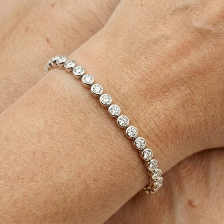 Bracelet Or blanc et Diamant