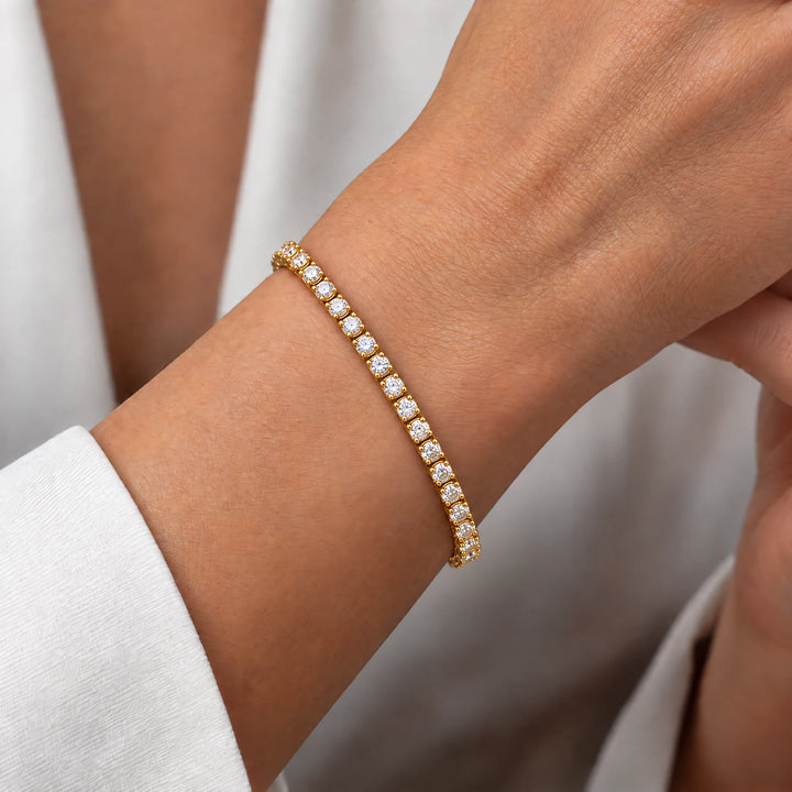 Bracelet or et Diamants