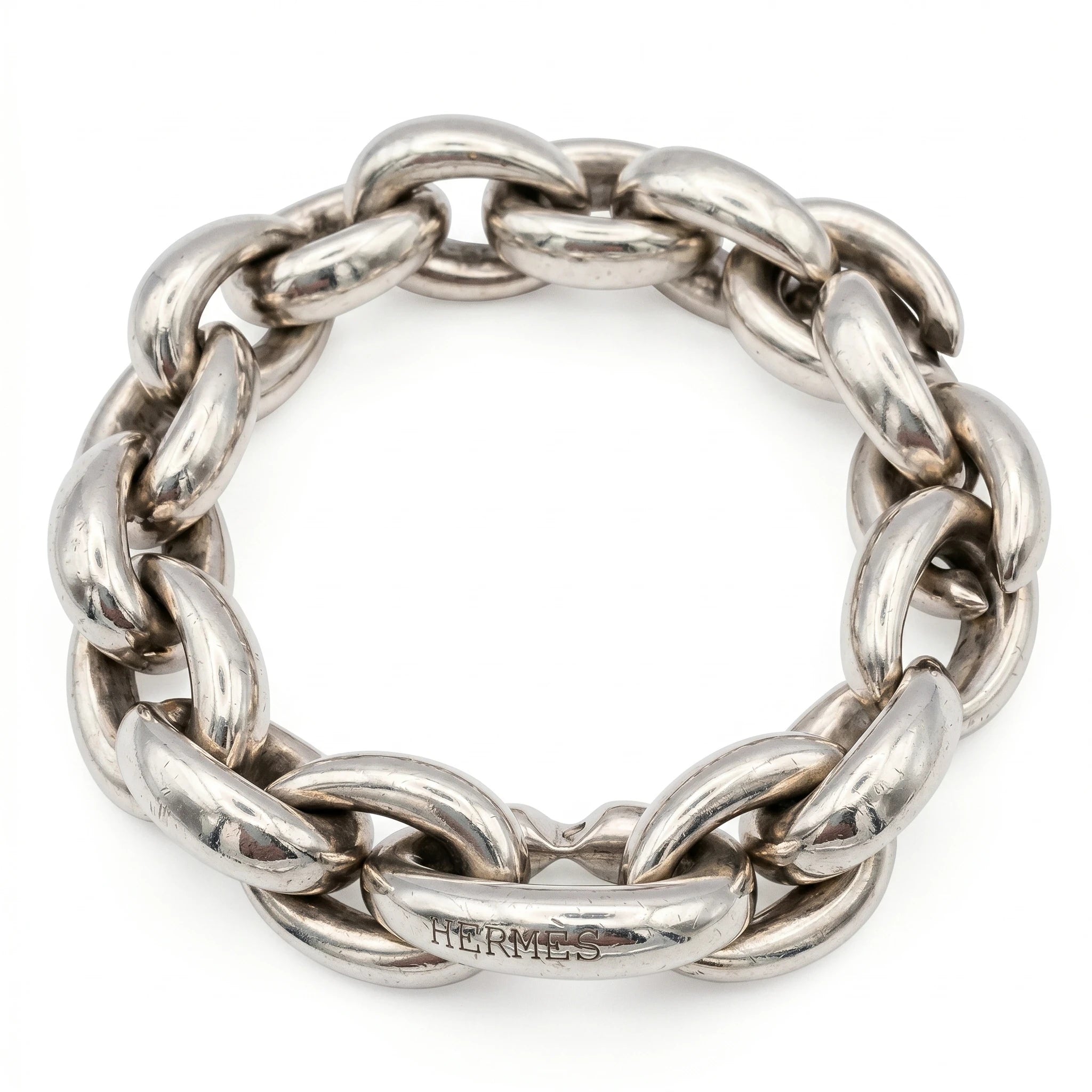 Hermès Bracelet Acrobate Argent