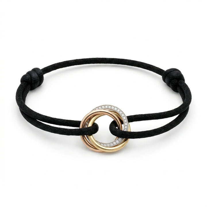 Cartier Bracelet Trinity Or jaune et Diamant pavage