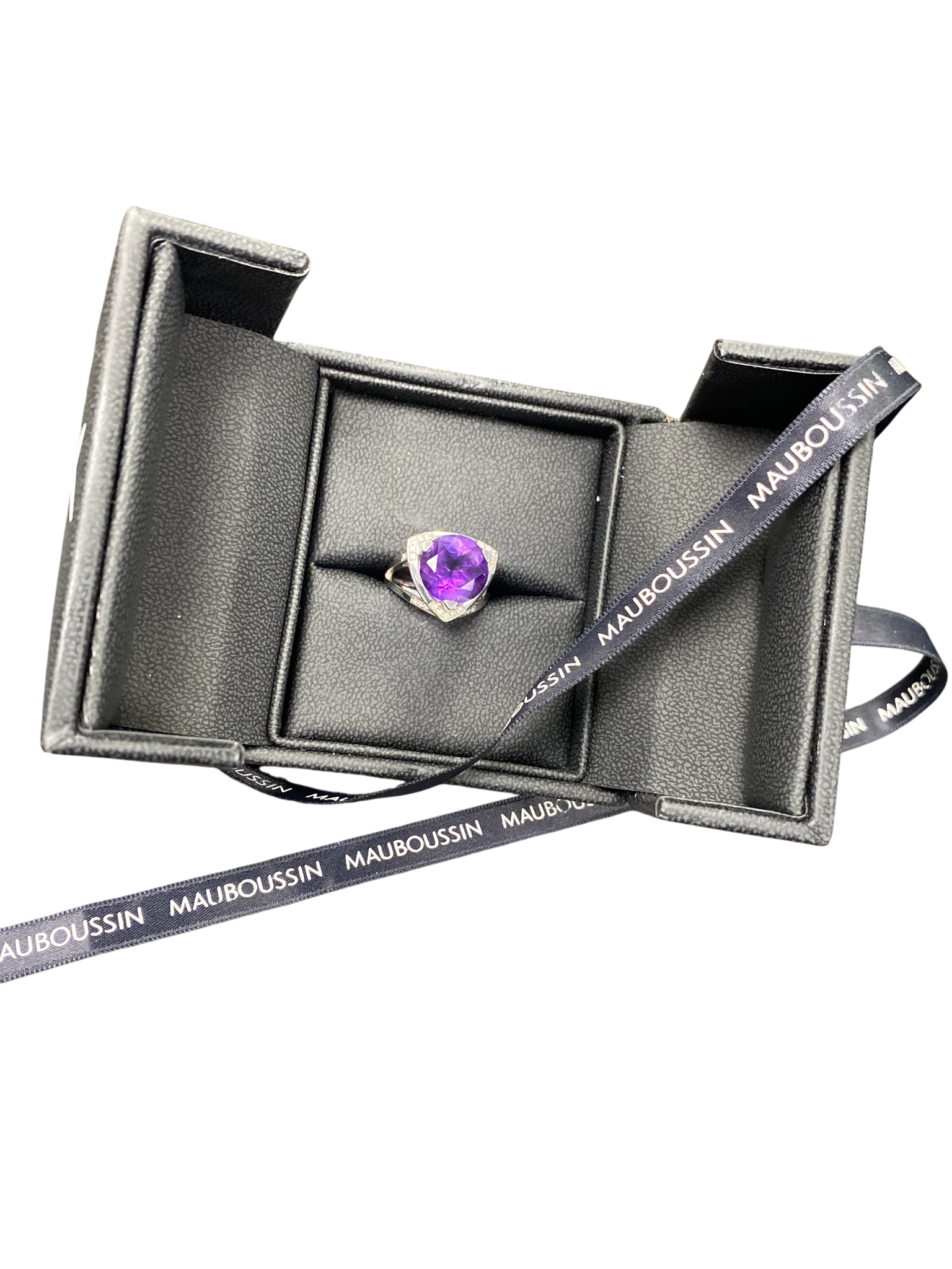 Mauboussin · Bague or blanc