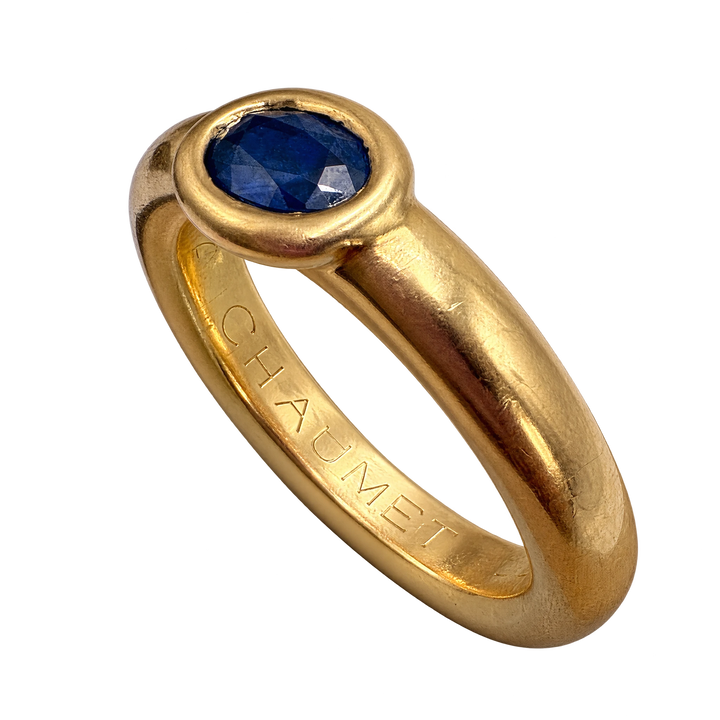 Chaumet Bague or et Saphir