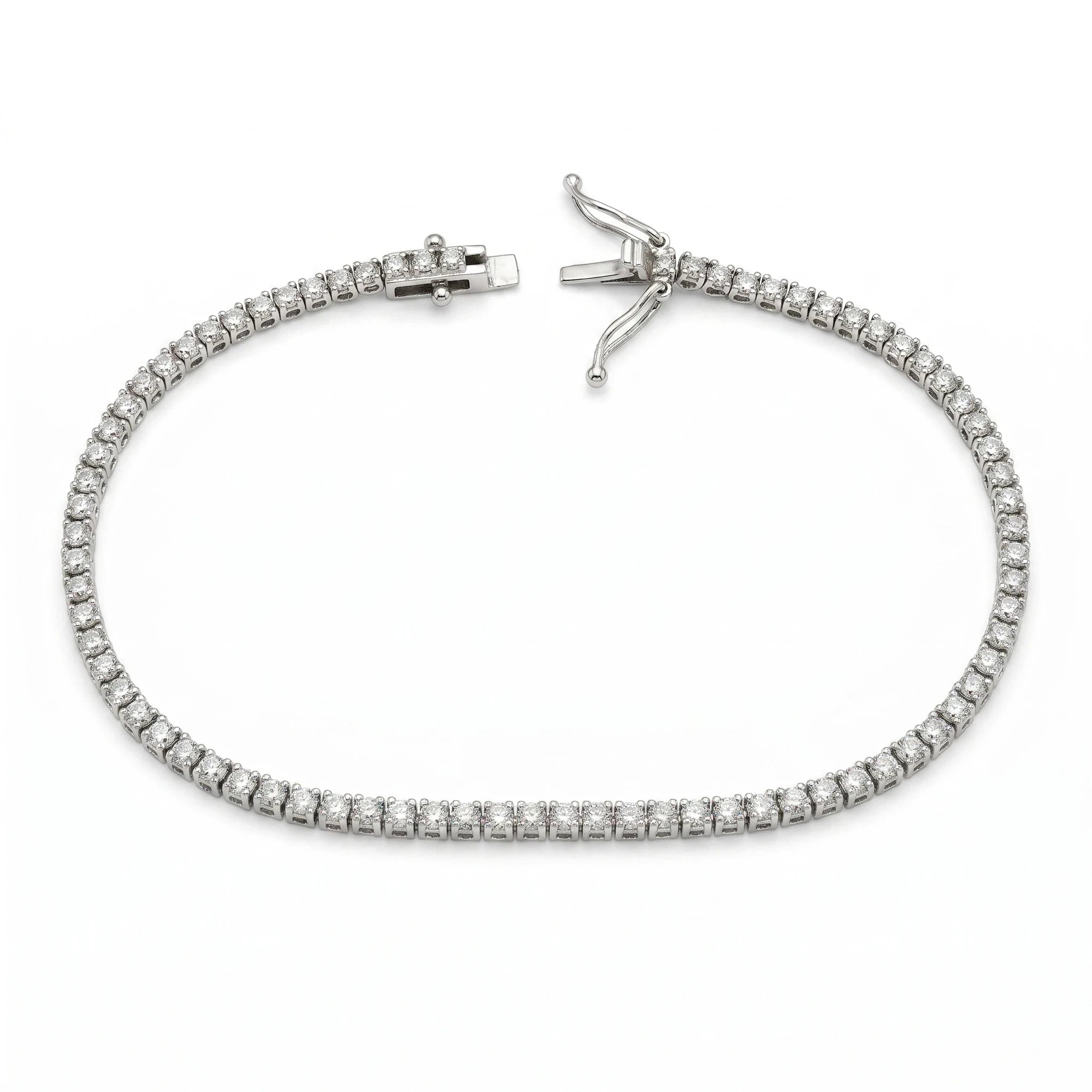Bracelet Or blanc et Diamant