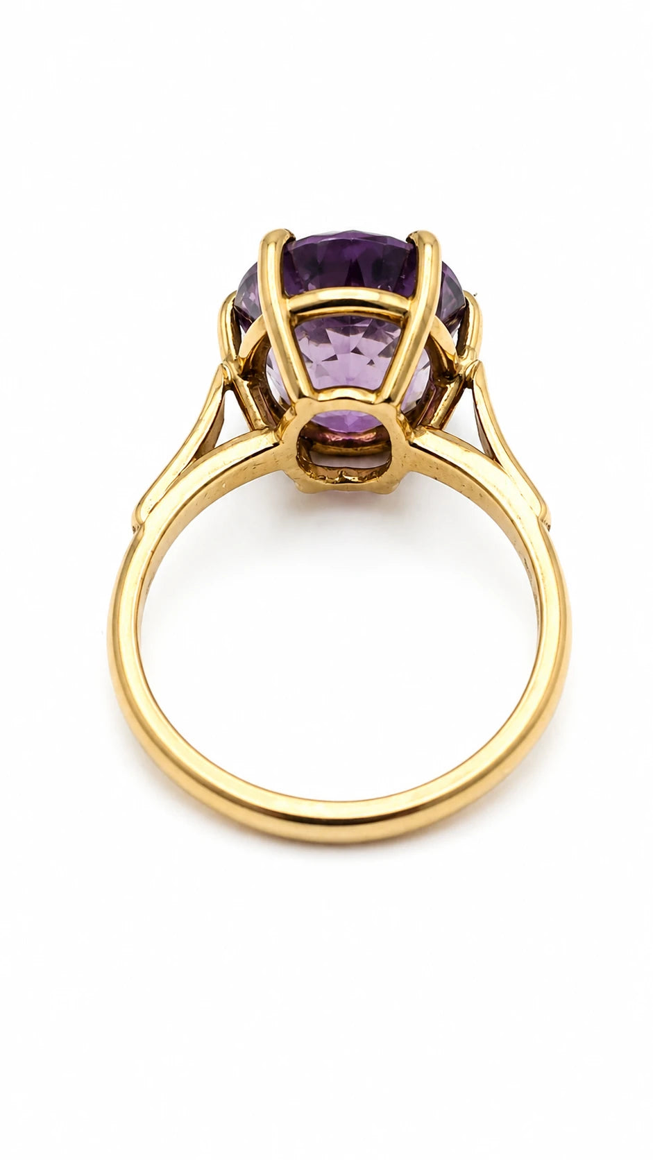 Bague or et Améthyste