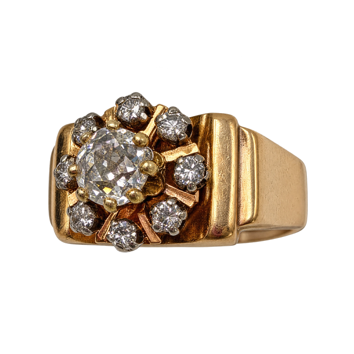 Bague or et Diamant
