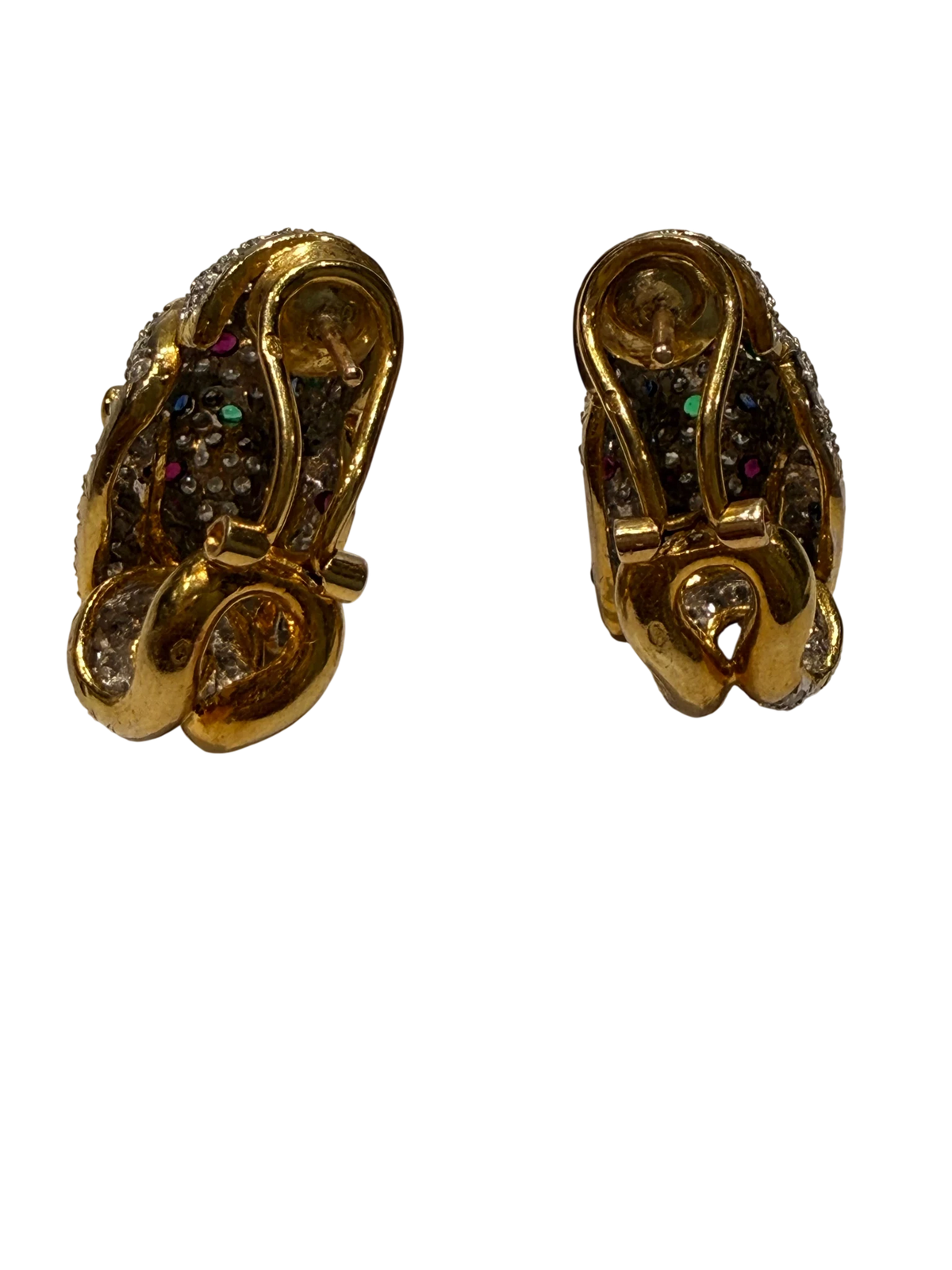 Boucles d'oreilles or et Diamant