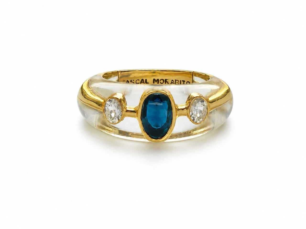 Morabito Bague Mystérieuse or et Saphir