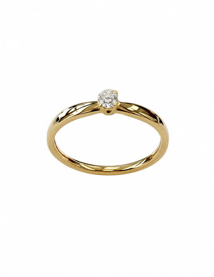 Bague or et Diamant