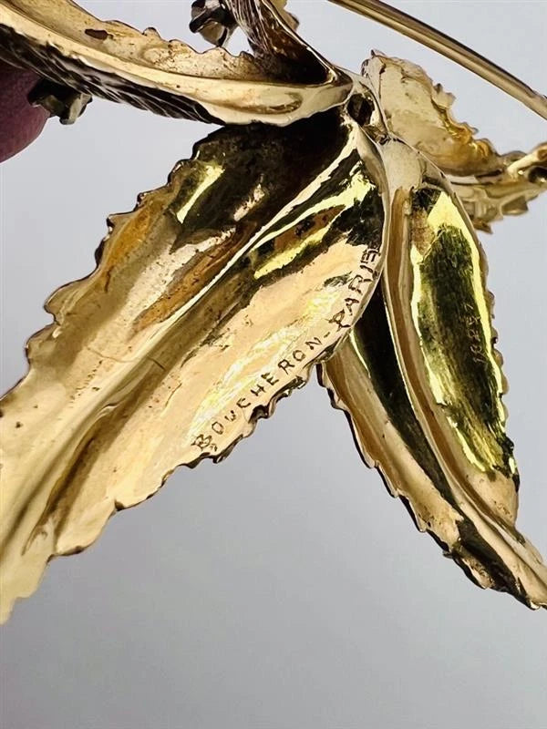 Boucheron Broche Or jaune et Diamant
