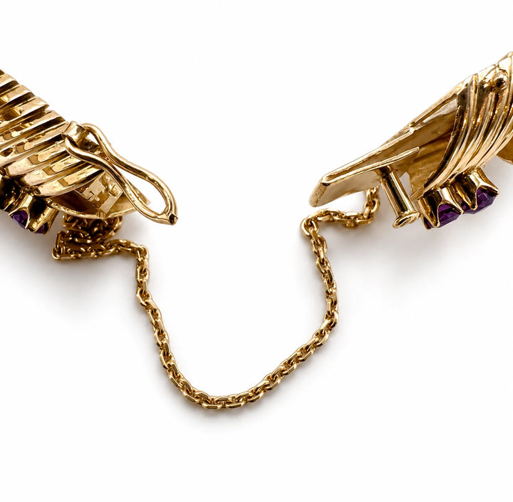 Bracelet Or jaune et Rubis