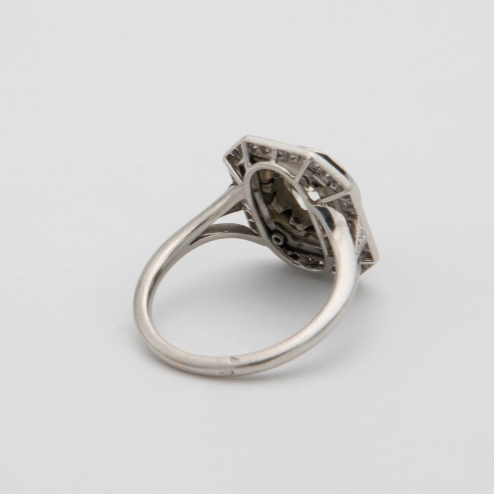 Bague platine et Diamant