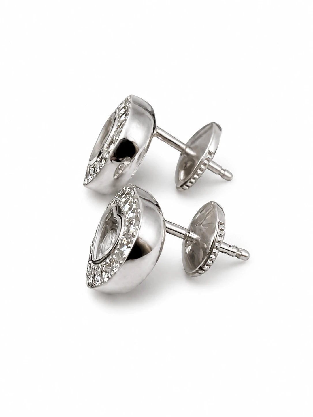 Chopard Boucles d'oreilles Happy diamond or et Diamant