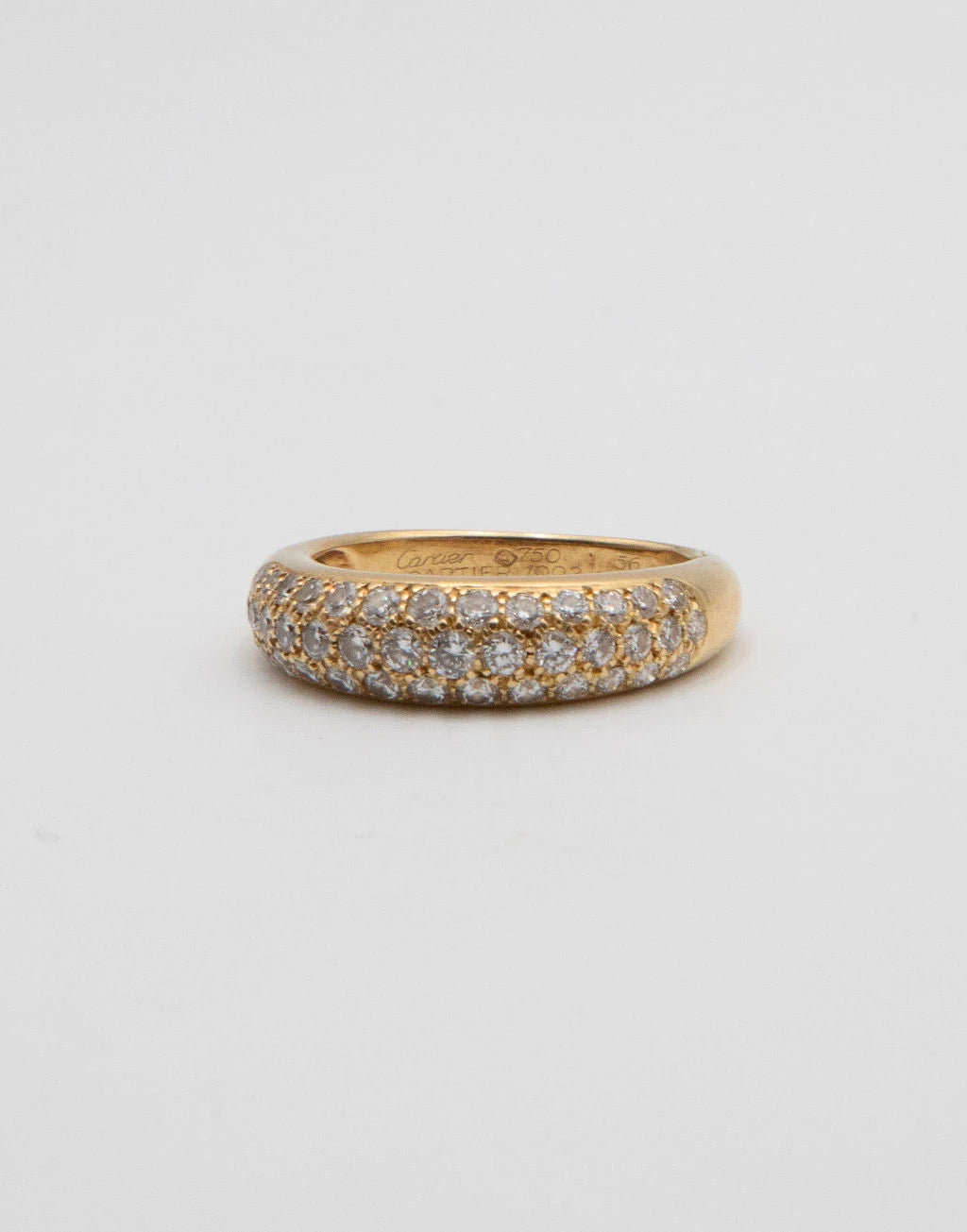 Cartier Bague Etincelle or et Diamant pavage