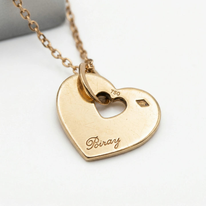 Poiray Collier Coeur ouvrant Or jaune
